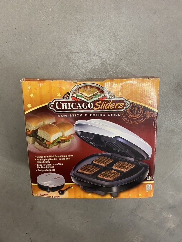 Chicago Sliders Non-stick Electric Grill