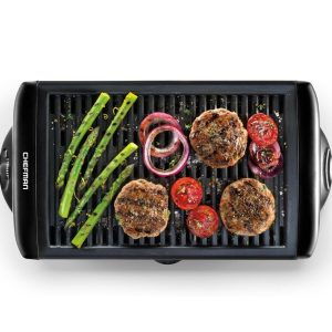 Chefman Smokeless Indoor Electric Grill, Adjustable Temperature Control