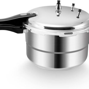 RemixOri 16 Qt Pressure Cooker, 10 Psi Induction Canner w/ Triple Valves & Rack