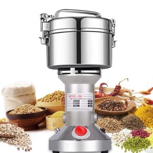 Electric High Speed Grade Electric Stainless Steel herb Spice Grinder 550g Mill