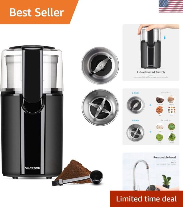 Coffee Grinder Electric, Spice Grinder Electric, Herb Grinder, Grinder for Co…