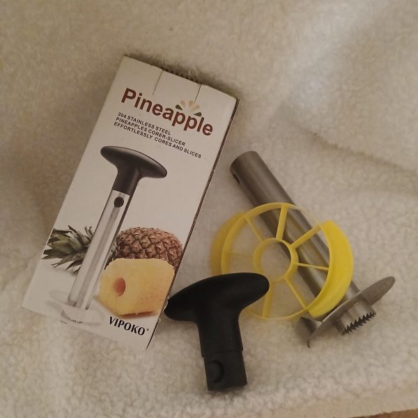 Stainless Steel Pineapple Corer Slicer Peeler for Diced Fruit Rings All in One