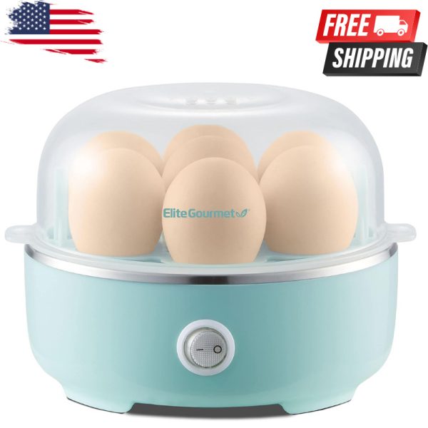 EGC115M Easy Egg Cooker Electric 7-Egg Capacity, Soft, Medium, Hard-Boiled Egg C