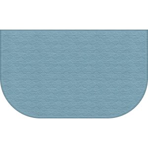 Mainstays Comfort Mate D Kitchen Mat; Teal, 1.5′ x 2.5′