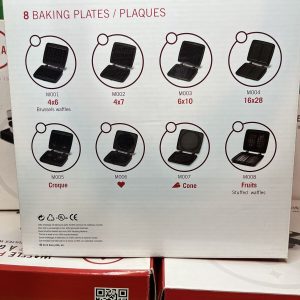 Croquade Waffle Baking Plate for WA102 WA103 Assortment – Choose Your Version