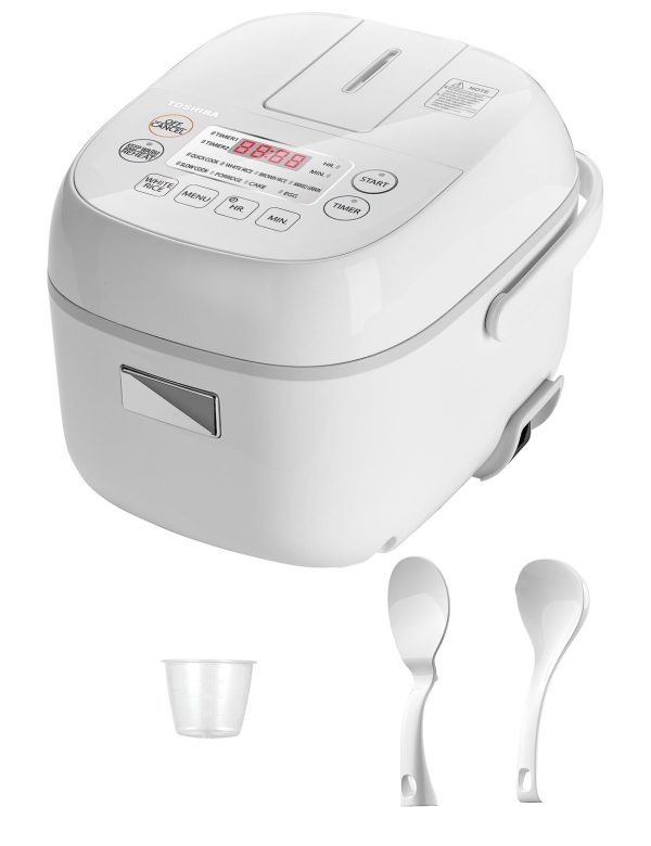 Mini Rice Cooker, 3 Cups Uncooked Small Rice Cooker, Steamer & Warmer, With F…