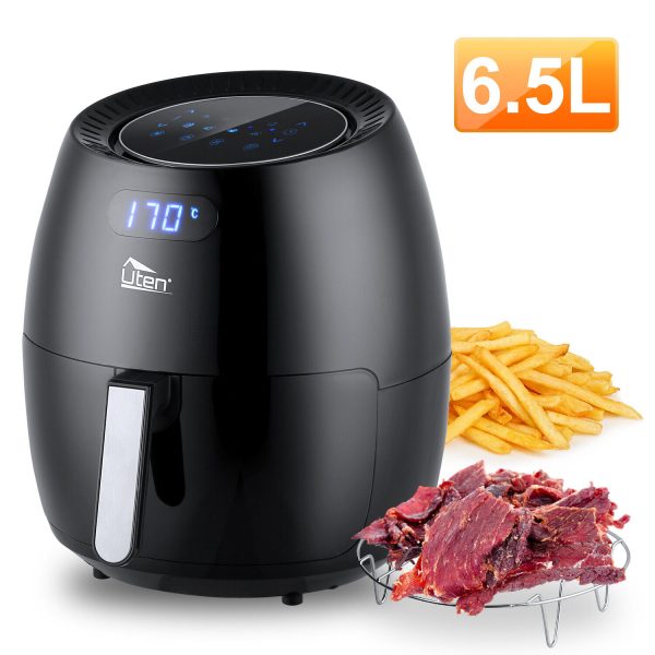 UTEN 5Qt/5.9Qt Electric Air Fryer Hot Oven Oilless Cooker Time/Temp Control