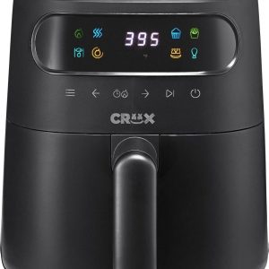 Marshmello 3.0 QT Digital Air Fryer with Touch Screen Temperature Control -Black