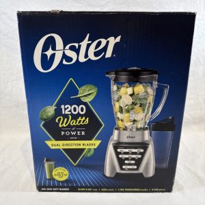 Oster Blender | Pro 1200 with Glass Jar, 24-Ounce Smoothie Cup