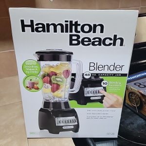 Hamilton Beach 50128 10 Speed 48 Oz. Plastic Black Blender