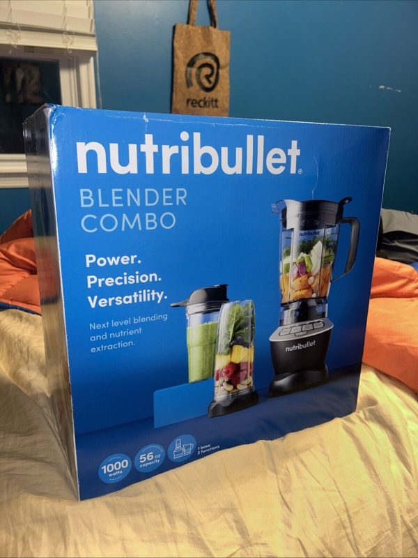 BRAND NEW nutribullet Blender Combo with Single Serve Cups, 1000W