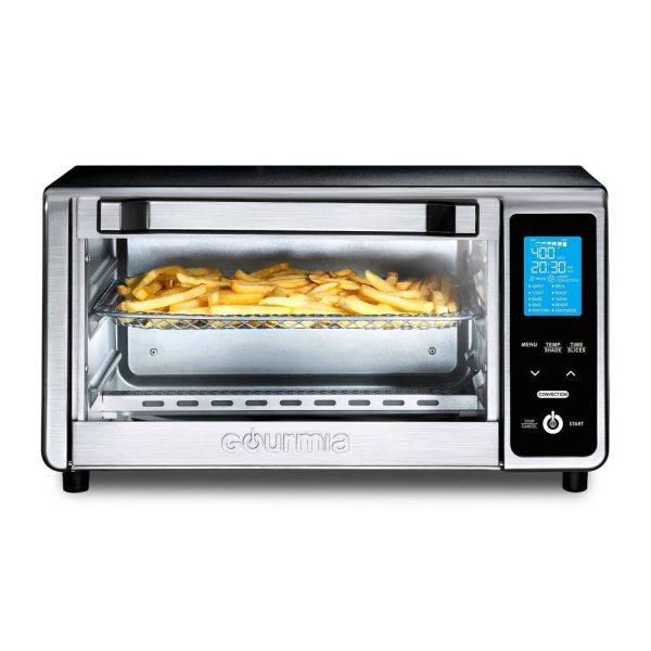 Gourmia Digital 4-Slice Toaster Oven Air Fryer with 11 Cooking Functions