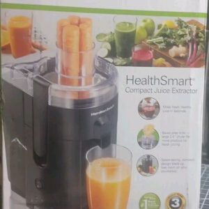 Hamilton Beach HealthSmart Juicer Machine, Compact Centrifugal Extractor, 2.4”