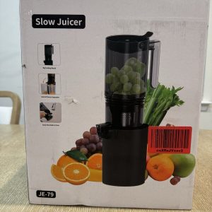 Coldpress juicer with 6.1″ feed chute for whole fruits easy to clean, high yield