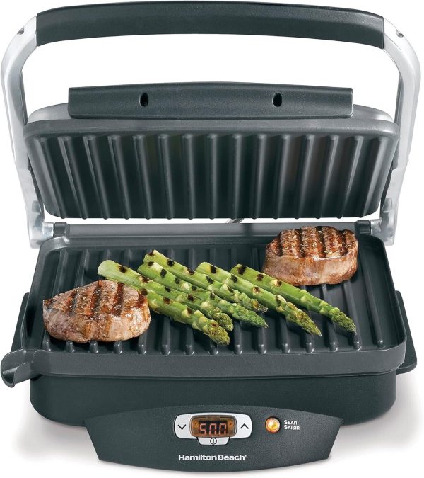 Hamilton Beach (25331) Steak Lover’s Electric Indoor Searing Grill (Medium) NEW