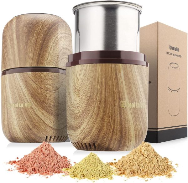 Herb Grinder Electric Spice Grinder [Large Capacity/High Rotating Speed/Electric