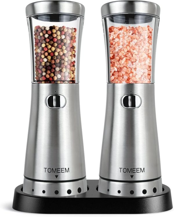 Stainless Steel Electric Spice Grinders with Ergonomic Design and Large Capacity