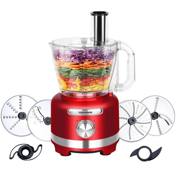 Homtone Food Processor 16 Cup Vegetable Chopper Electric Food Processors for …