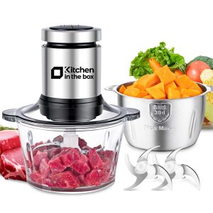 Food Processors,Small Meat Grinder & Food Chopper Electric Vegetable Chopper …