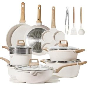 21Pcs Pots and Pans Set, Nonstick Cookware Sets