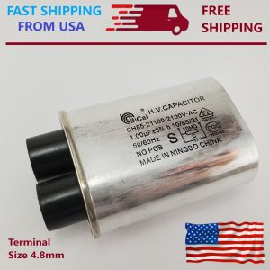 Microwave Oven H.V. High Voltage Capacitor CH85-21100 2100VAC 1.00uF OEM Quality