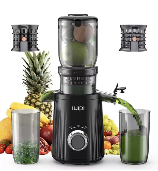 Cold Press Juicer, Slow Masticating Juicer Machines for Whole Vegetable and