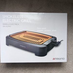 NEW – Ambiano smokeless electric grill BDP-2136