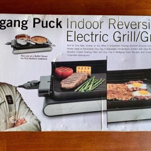 Wolfgang Puck Indoor Reversible Electric Grill/Griddle 1800 W