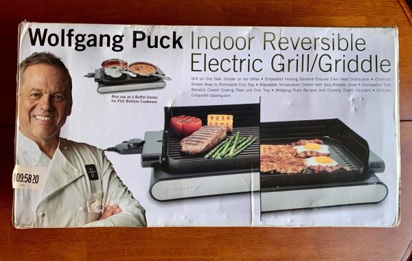 Wolfgang Puck Indoor Reversible Electric Grill/Griddle 1800 W