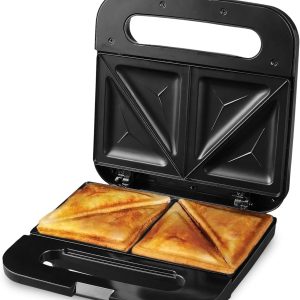 OVENTE Electric Sandwich Maker with Non-Stick Plates, Indicator Lights, Cool to