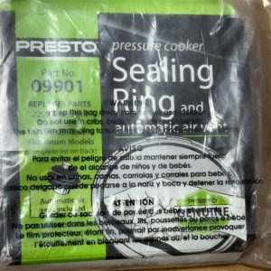 PRESTO Sealing Ring & Automatic Air Vent For 6 Quart Pressure Cookers #09901