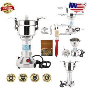 Versatile 150g Electric Spice and Grain Grinder – Food-Grade Steel Design