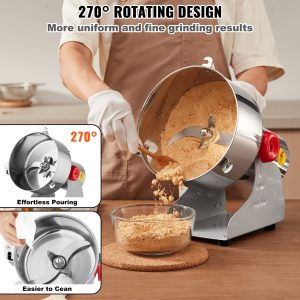 2500g Commercial Spice Grinder Electric Grain Mill Grinder High Speed