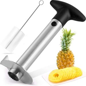 New Stainless Steel Fruit Pineapple Peeler Corer Slicer Kitchen Tool