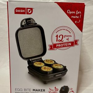 Dash Egg Bite Maker 4 Egg Bites New In Box Portable Egg Cooker