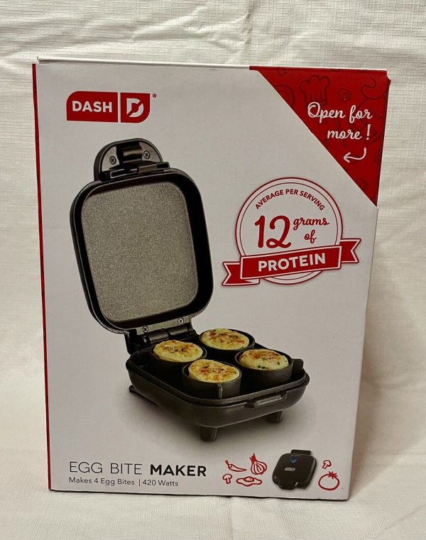 Dash Egg Bite Maker 4 Egg Bites New In Box Portable Egg Cooker