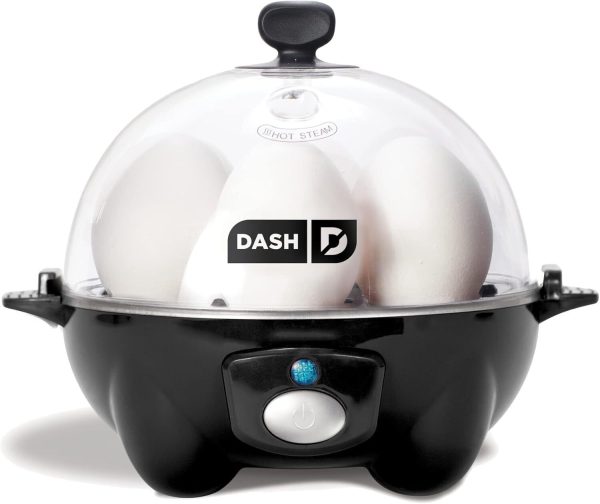 DASH Rapid Egg Cooker: 6 Egg Capacity Electric Cooker Hard Boiled Poached Eggs