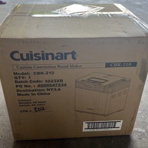 New Cuisinart CBK-210 Convection Bread Maker Machine 16 Menu Options