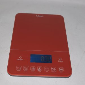 Ozeri Touch III Digital Kitchen Scale with Calorie Counter Tempered Glass 22 Lbs