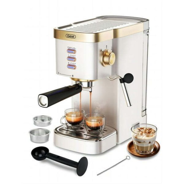 Gevi Espresso Machine 20 Bar with Milk Frother Coffee Machine Latte Cappuccino