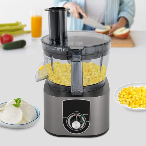 600W 110V Electric Commercial 3 in 1 Fruit Dicing Machine Food Processors USA