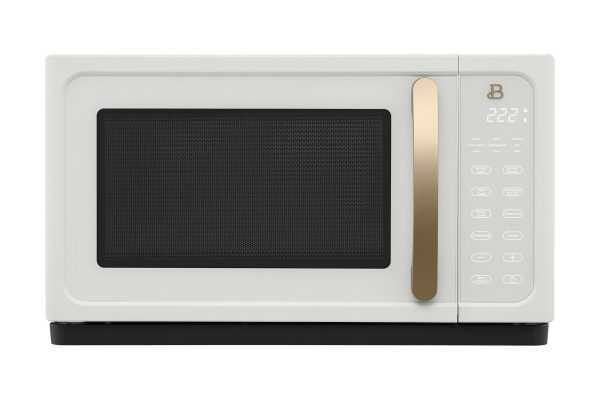 1.1 Cu ft 1000 Watt, Sensor Microwave Oven, White Icing by Drew Barrymore