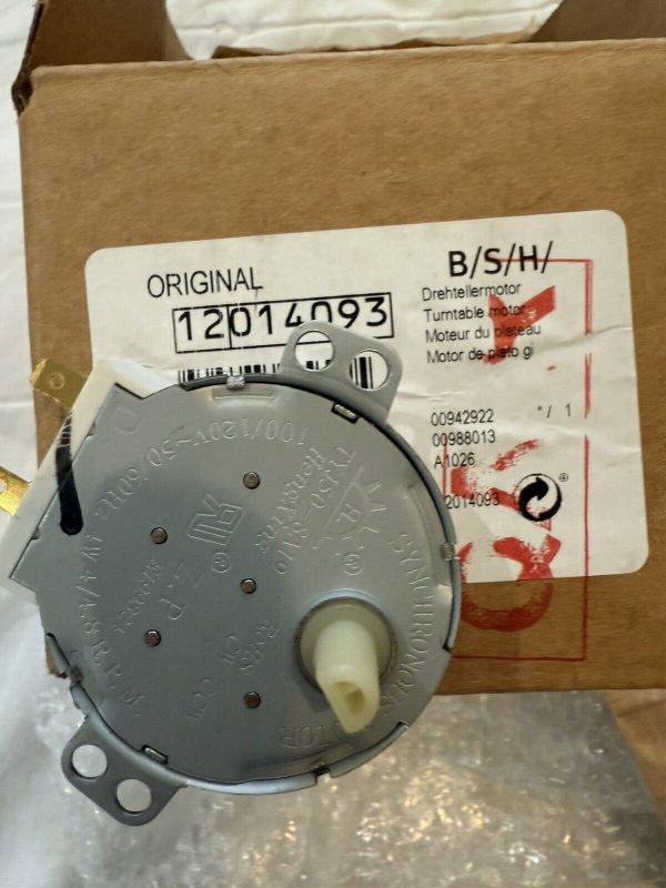 Bosch Microwave/Oven 12014093 Turntable Motor Opened box new