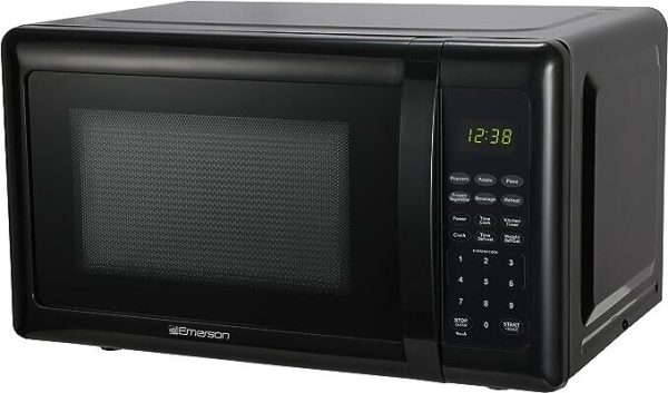 Emerson 0.7 CU. FT. 700 Watt, Touch Control, Black Microwave Oven, MW7302B