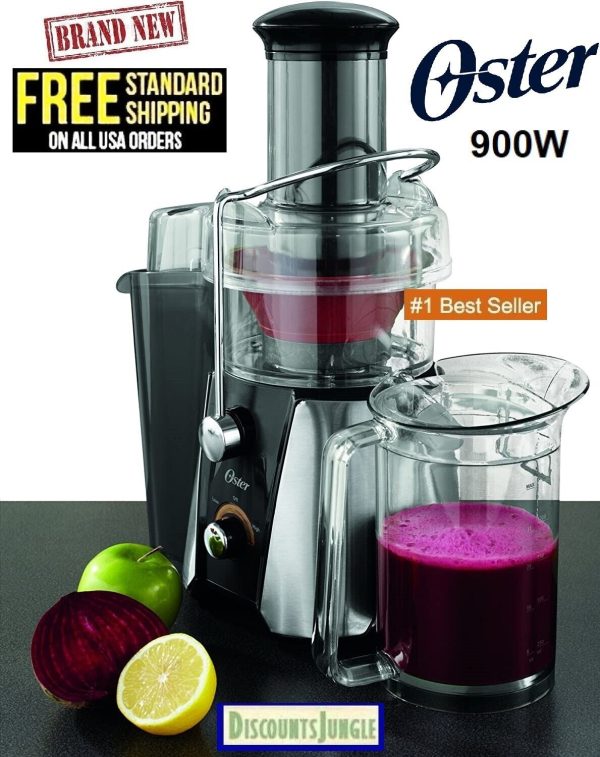 Oster JusSimple 2-Speed Easy Clean Juice Extractor w/Extra-Wide Feed Chute 900W