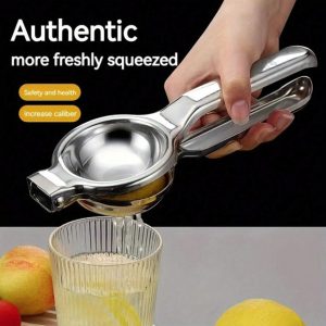 1pc Stainless Steel Manual Juicer – Easy Lemon & Orange Juice Extractor – NEW