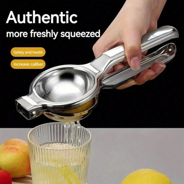 1pc Stainless Steel Manual Juicer – Easy Lemon & Orange Juice Extractor – NEW