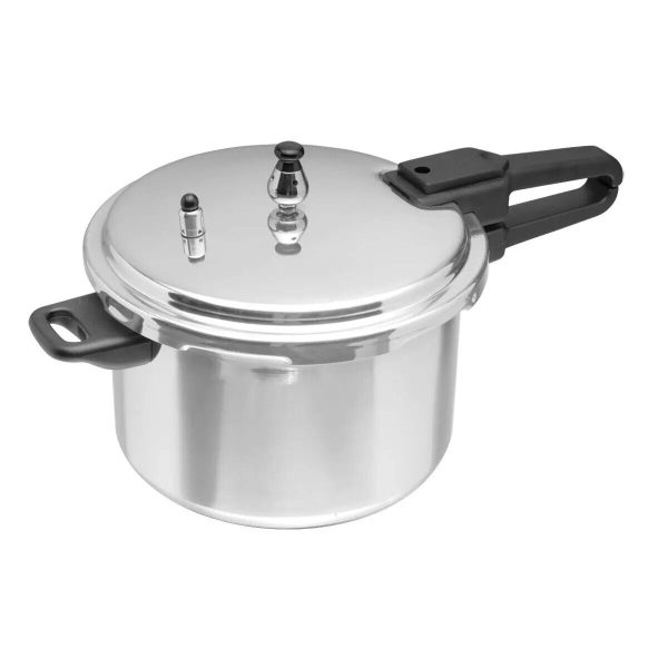 IMUSA 7qt Stovetop Natural Finish Basic Pressure Cooker – Silver