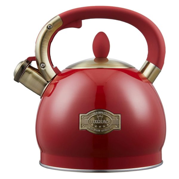 Tea Kettle 2.8 Quart Tea Kettles Stovetop Whistling Teapot Stainless Steel Tea P