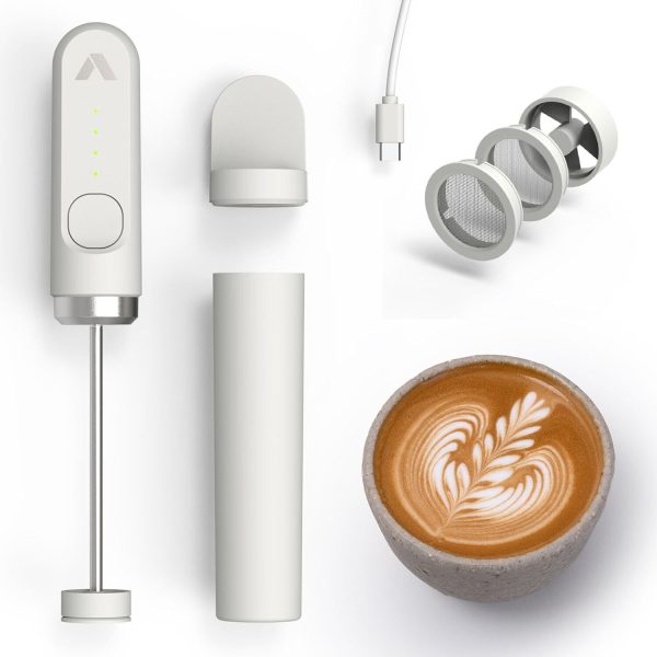 Subminimal Performance Milk Foamer – NanoFoamer Lithium Handheld White